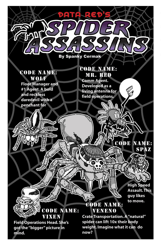Spider Assassins by Spanky Cermak